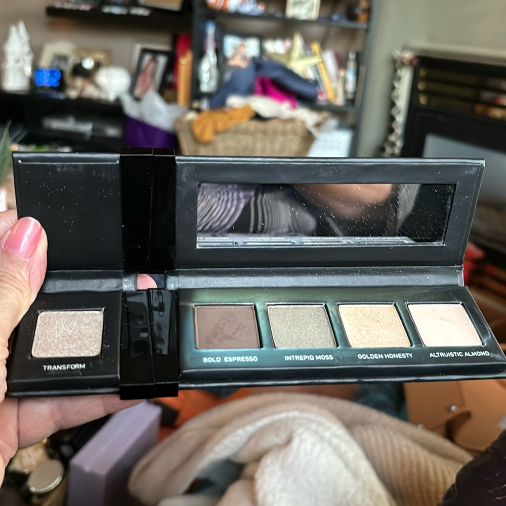 Divergent Abnegation Eye Palette High Pigment Eyeshadow.  Slightly swatched.